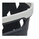 Корзина для хранения Y4-8603 плетеная, прямоугольная, серая 29,8х20,6х16,5 см